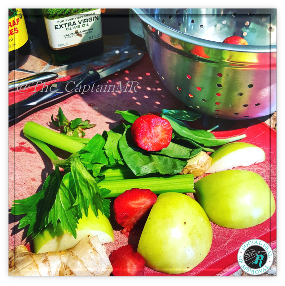 St Patricks Green Juice Ingredients w light frame